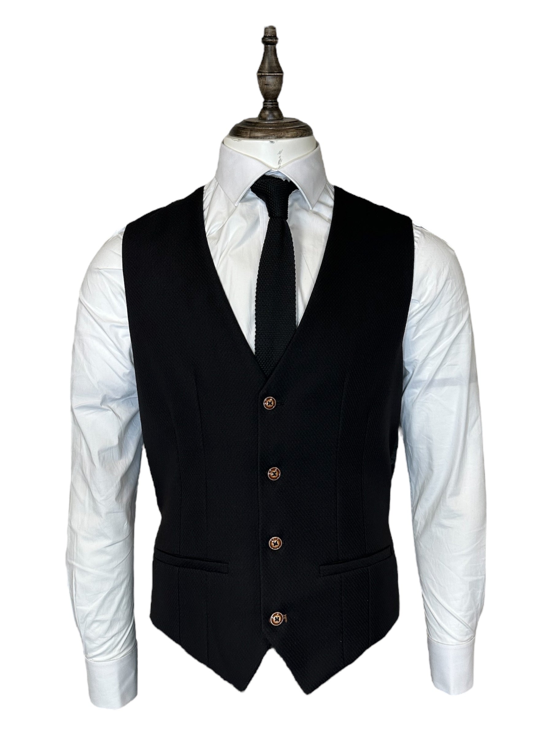 Marc Darcy – Gilet Max Nero Singolo Petto