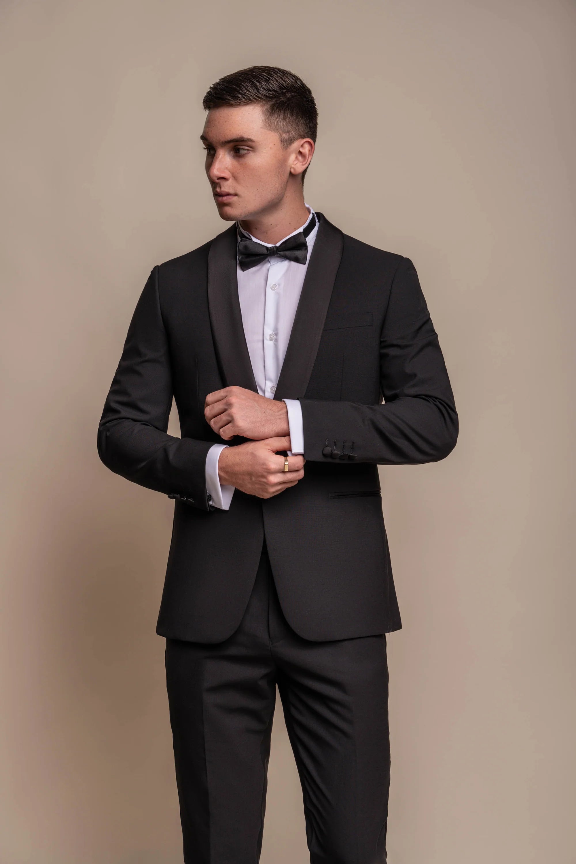 2 pezzi - Smoking nero - Cavani Aspen Black