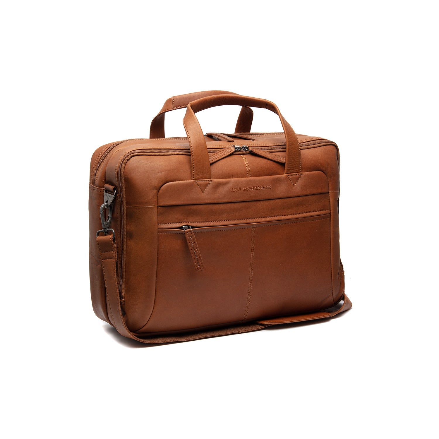 Borsa per Laptop in Pelle - The Chesterfield Brand Ryan Cognac