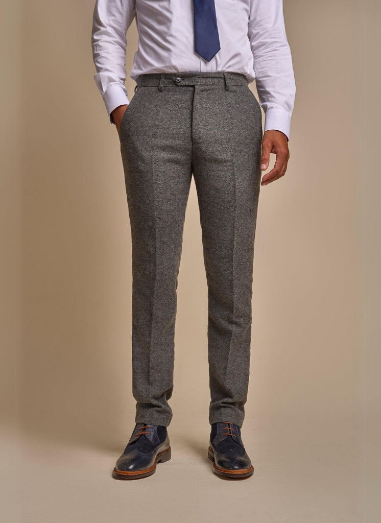 Cavani – Pantalone Martez Tweed Grigio