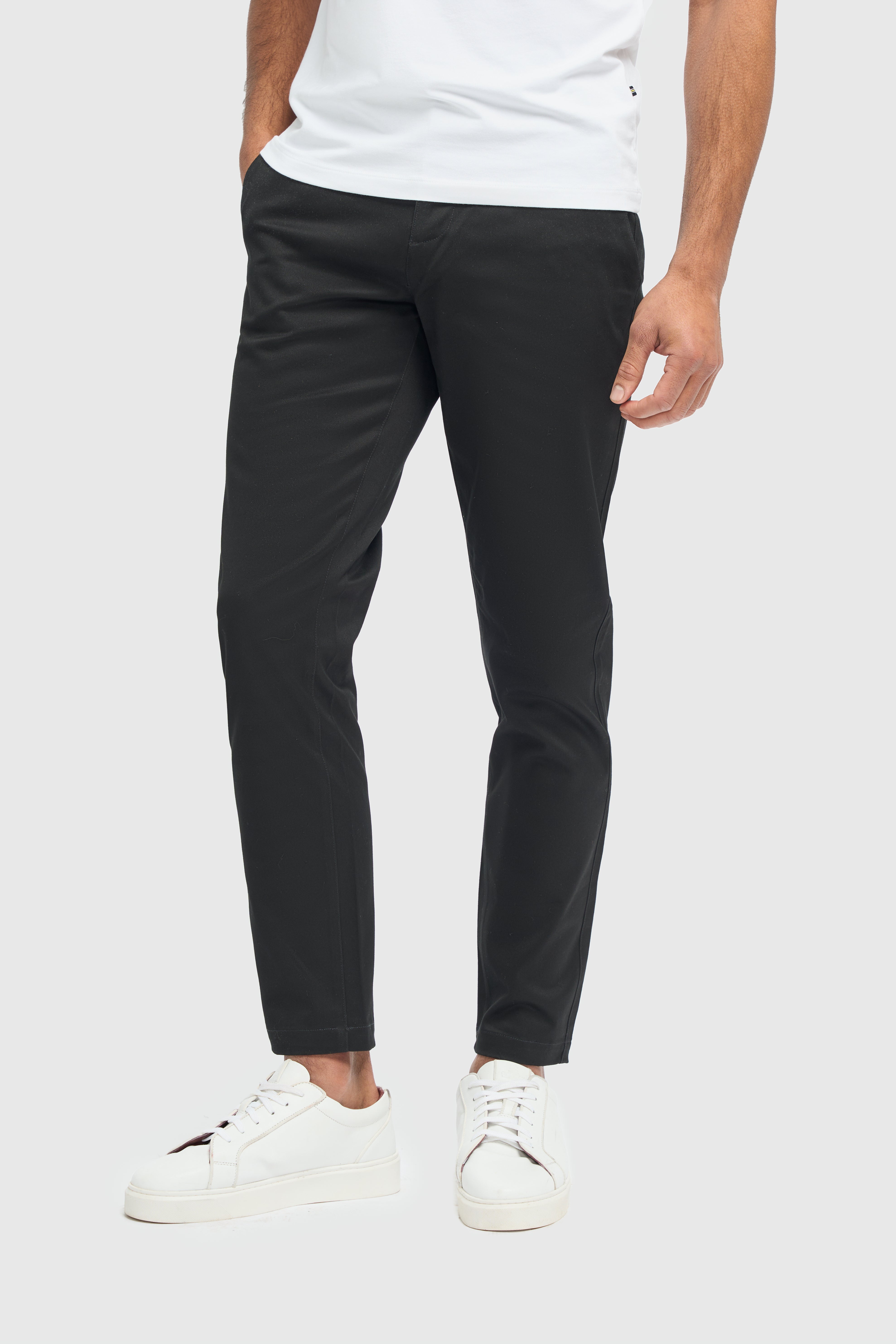 Pantaloni chino uomo Nero - Cavani Dakota