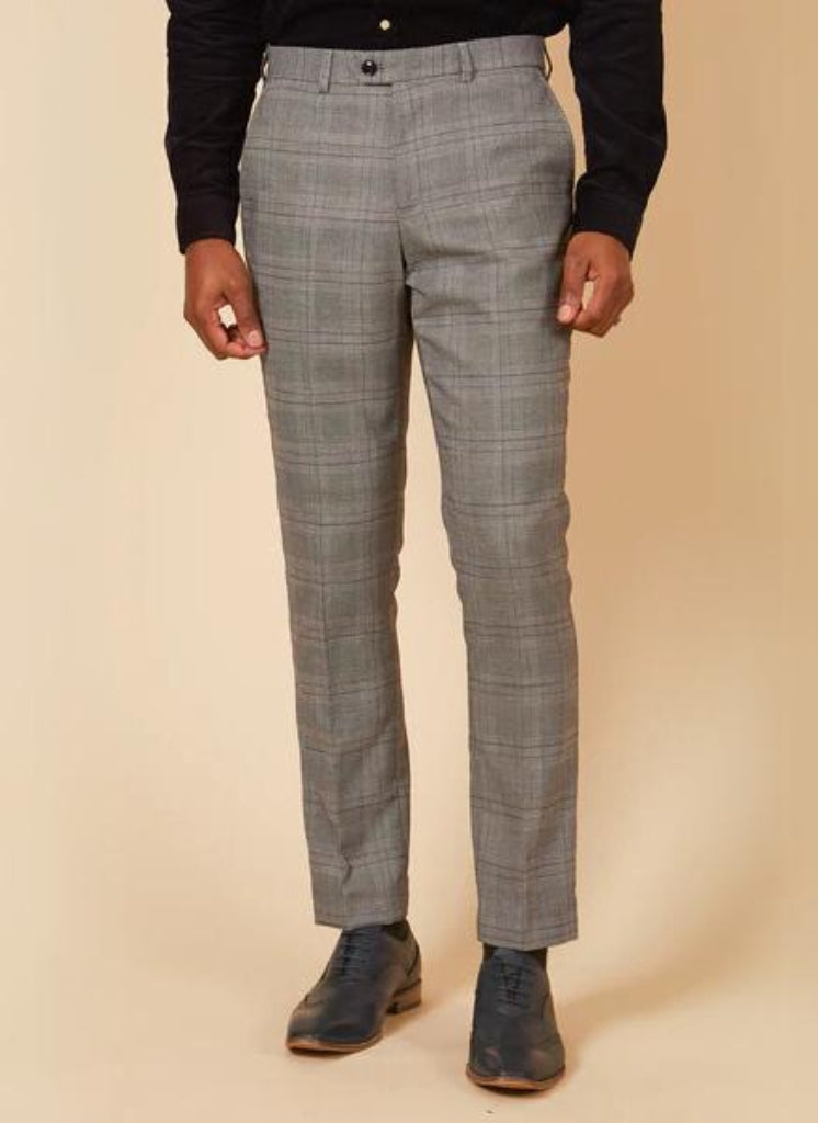 Marc Darcy – Pantalone Jerry Grigio a Quadri