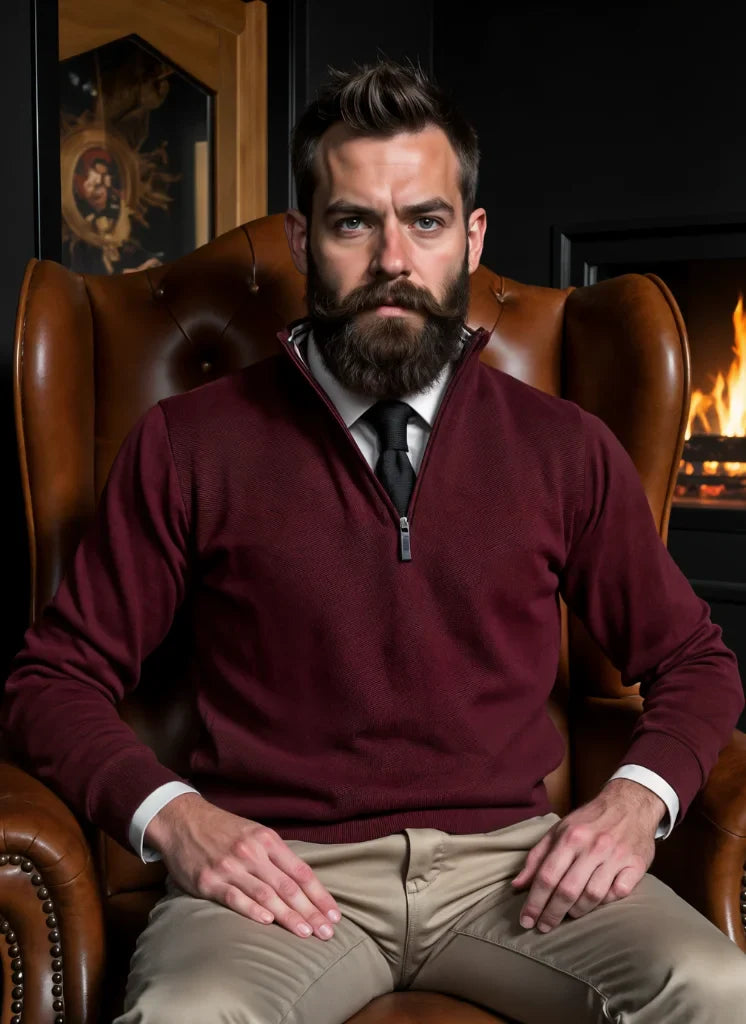 Outfit business casual - Raffinata eleganza borgogna mix & match