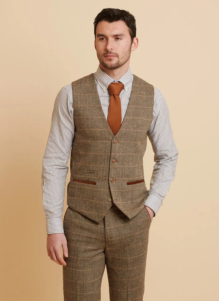 Marc Darcy – Gilet Ted Marrone Chiaro