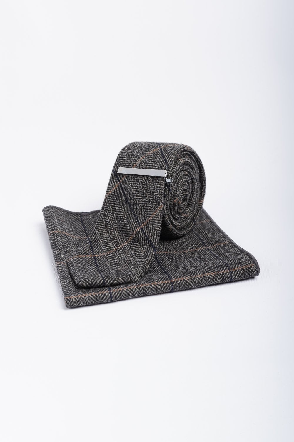 Cravatta Grigio/Navy - Cavani Albert