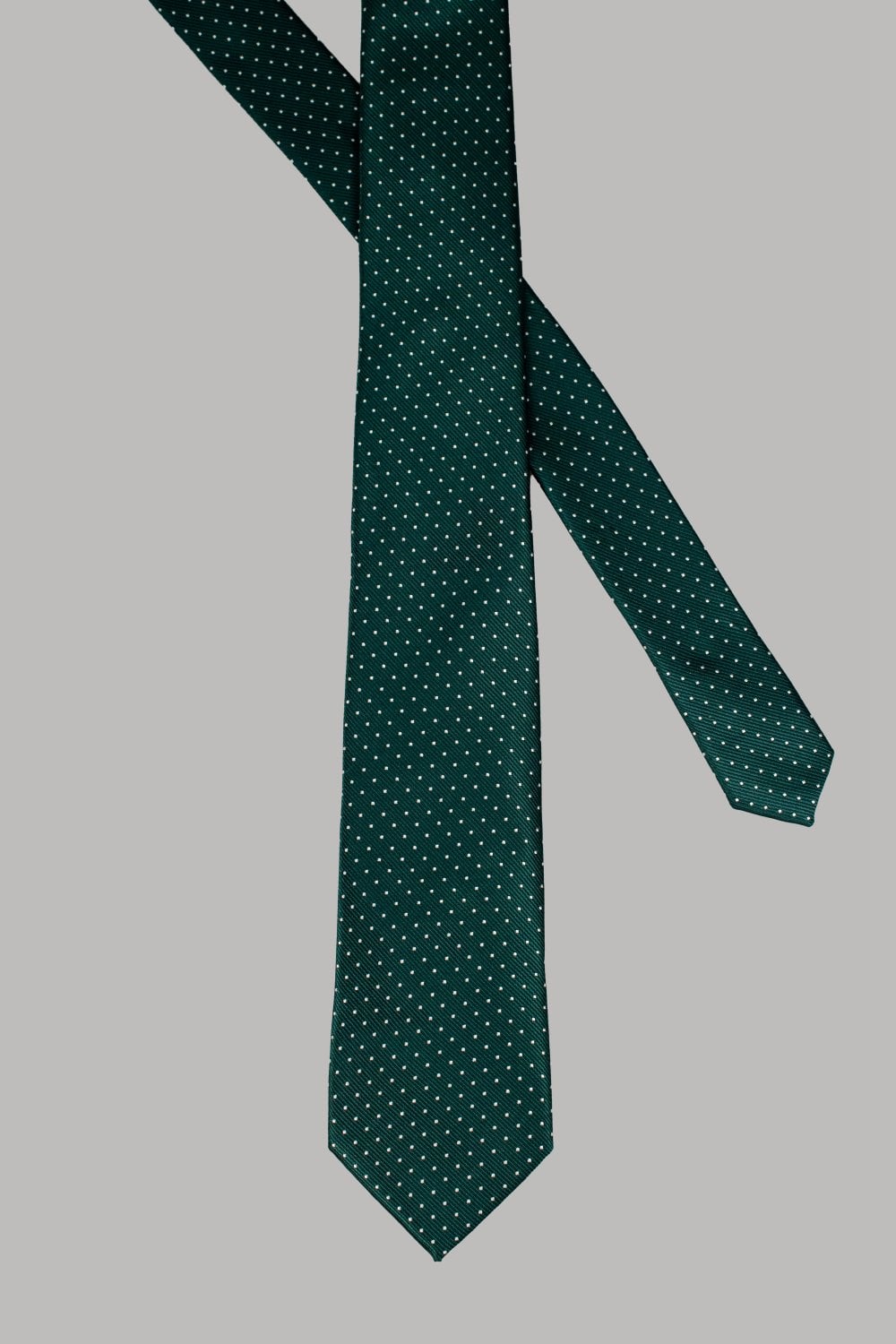 Set di cravatta Olive Green Dots - Cavani