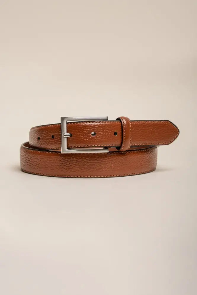 Cintura in pelle Cavani marrone chiaro