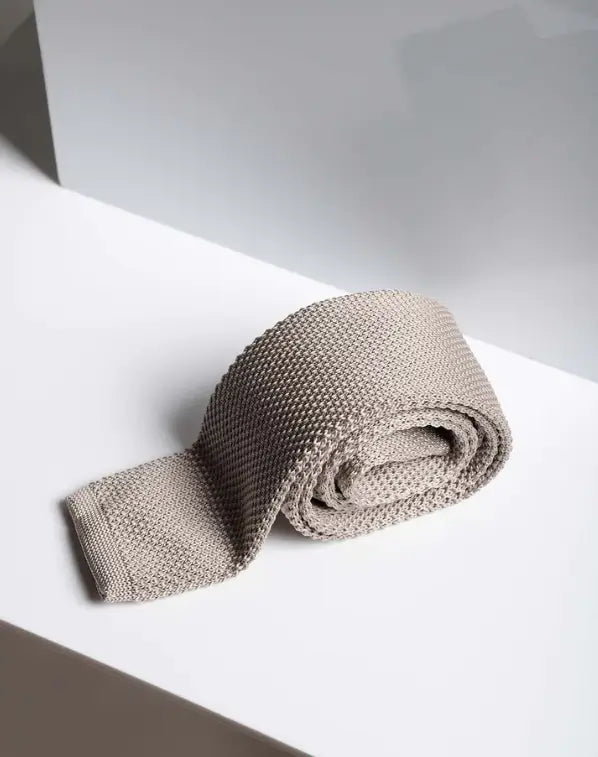 Cravatta Marc Darcy Stone a maglia