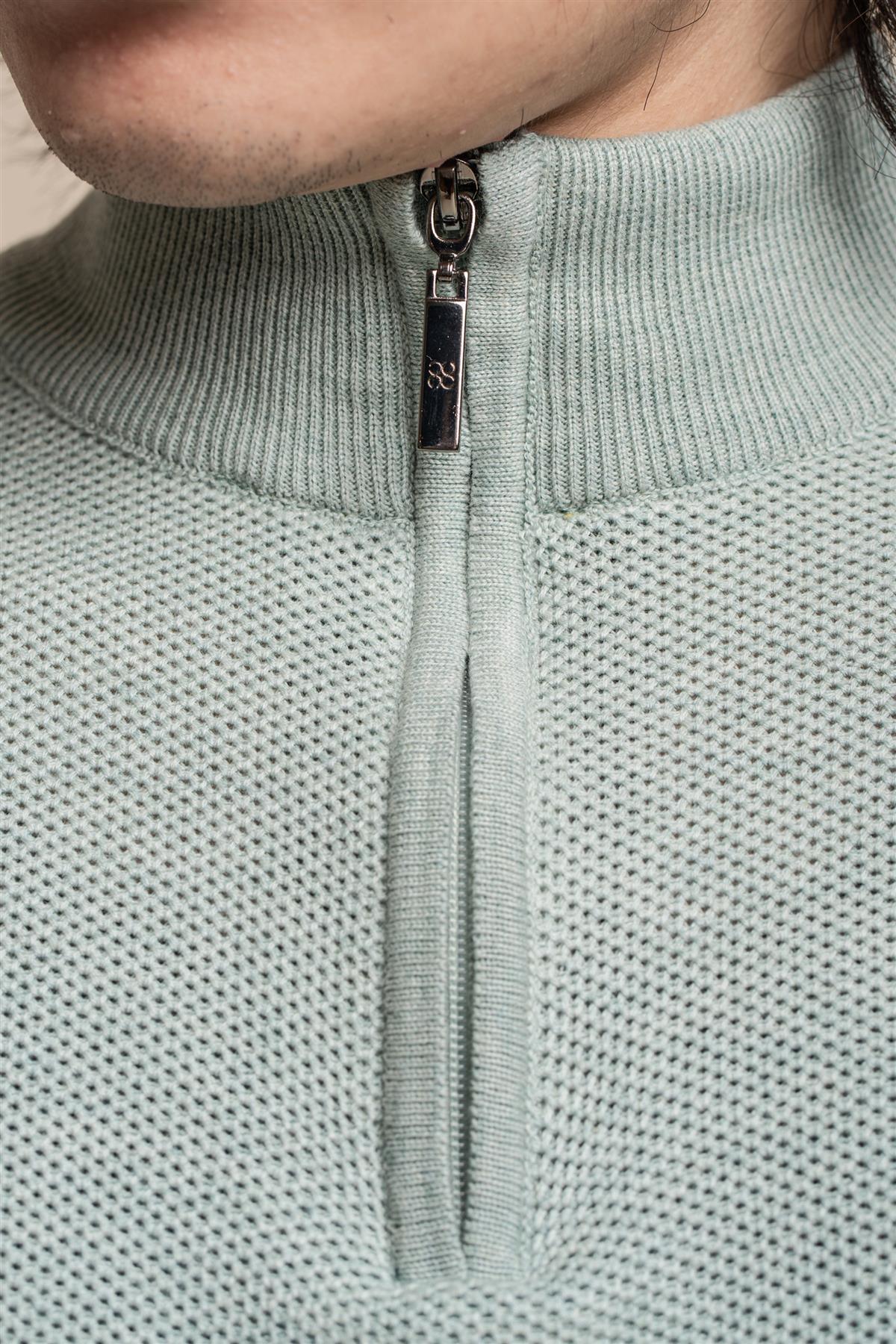 Kyle Blu Navy - Pullover da uomo con zip - Cavani