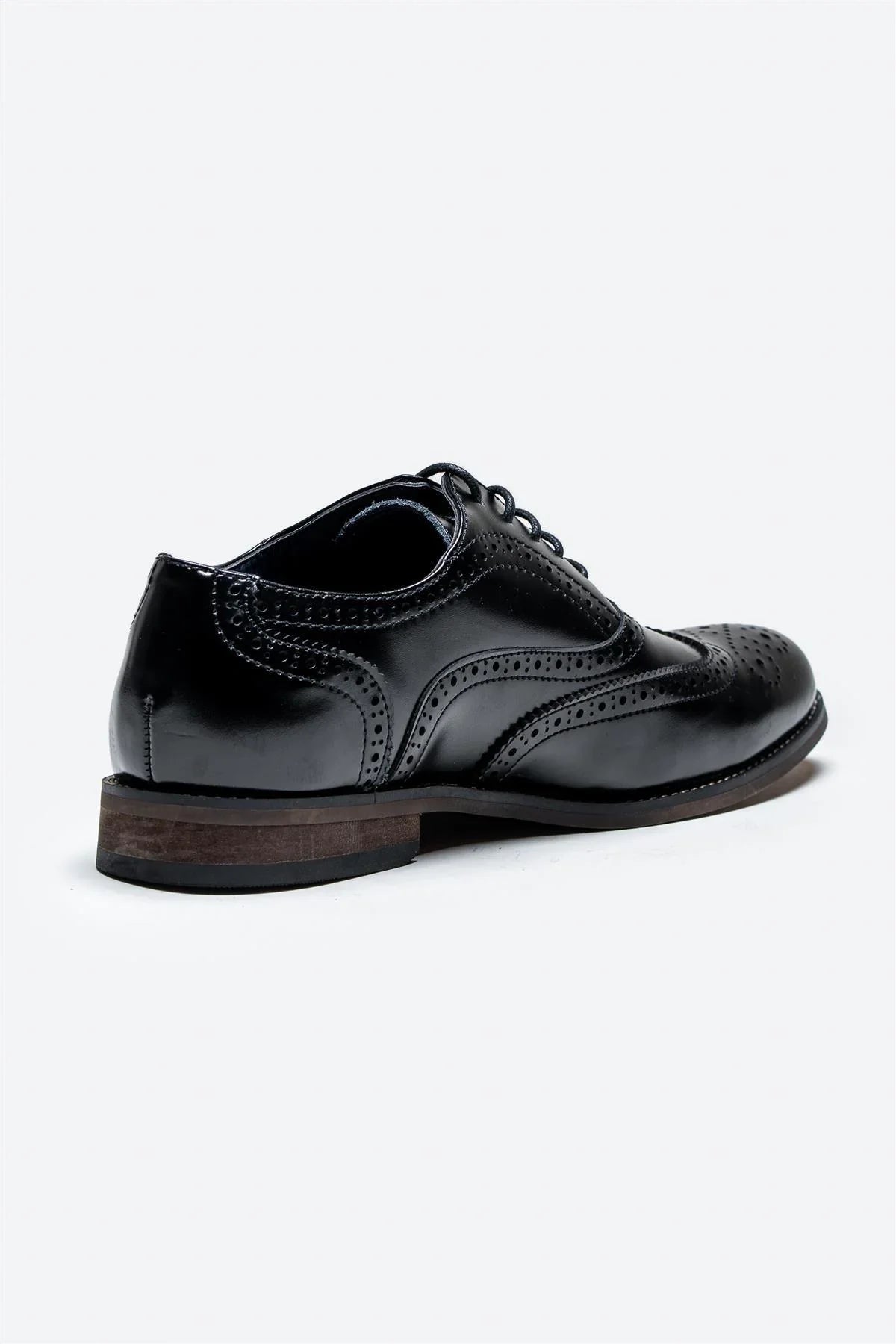 Cavani Clark Scarpe Nere - Wingtip Brogue