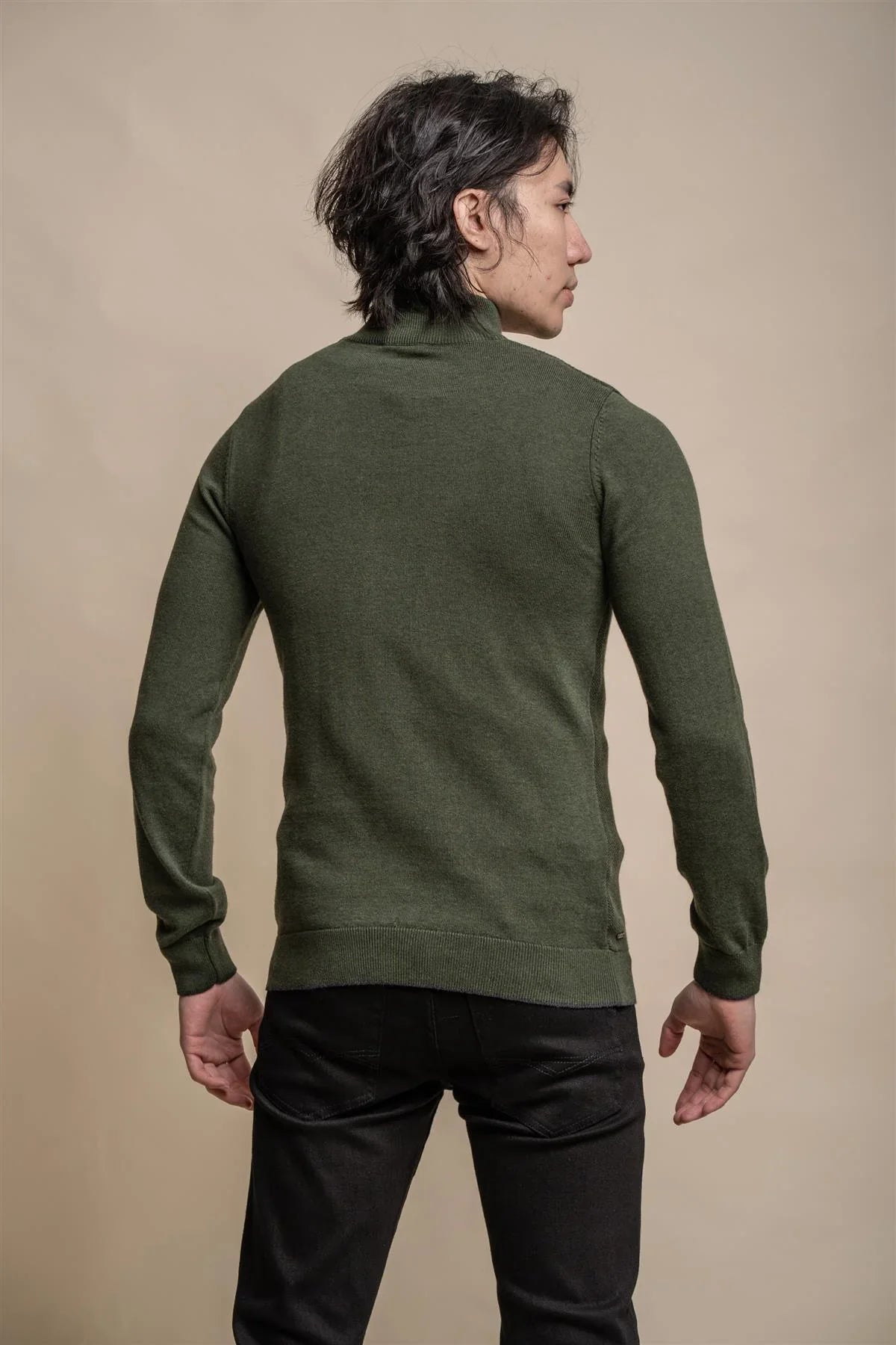 Kyle Blu Navy - Pullover da uomo con zip - Cavani
