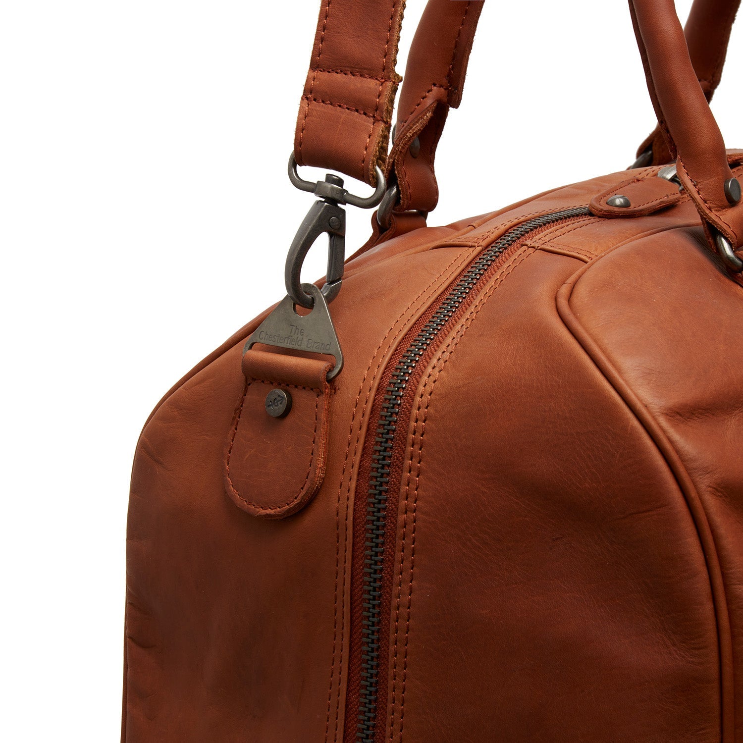 Borsone da Weekend in Pelle - The Chesterfield Brand Liam Cognac