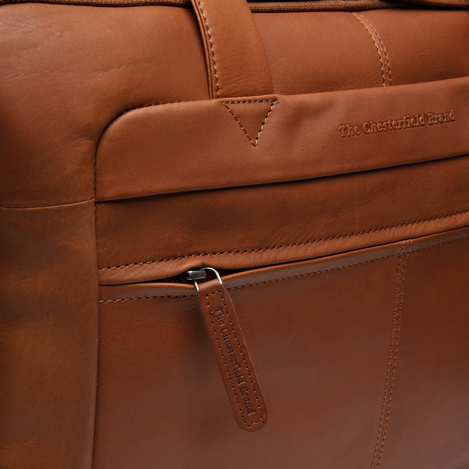 Borsa per Laptop in Pelle - The Chesterfield Brand Ryan Cognac