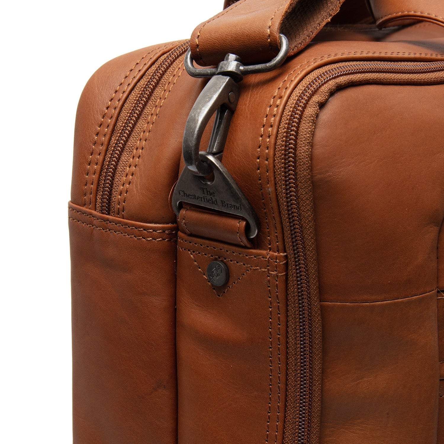 Borsa per Laptop in Pelle - The Chesterfield Brand Ryan Cognac