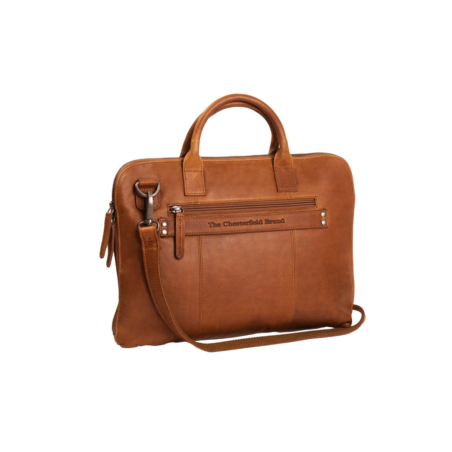 Borsa per Laptop in Pelle - The Chesterfield Brand Harvey Cognac