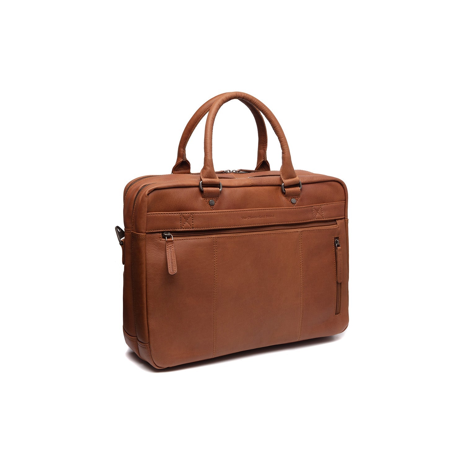 Borsa per Laptop in Pelle - The Chesterfield Brand Boston Cognac