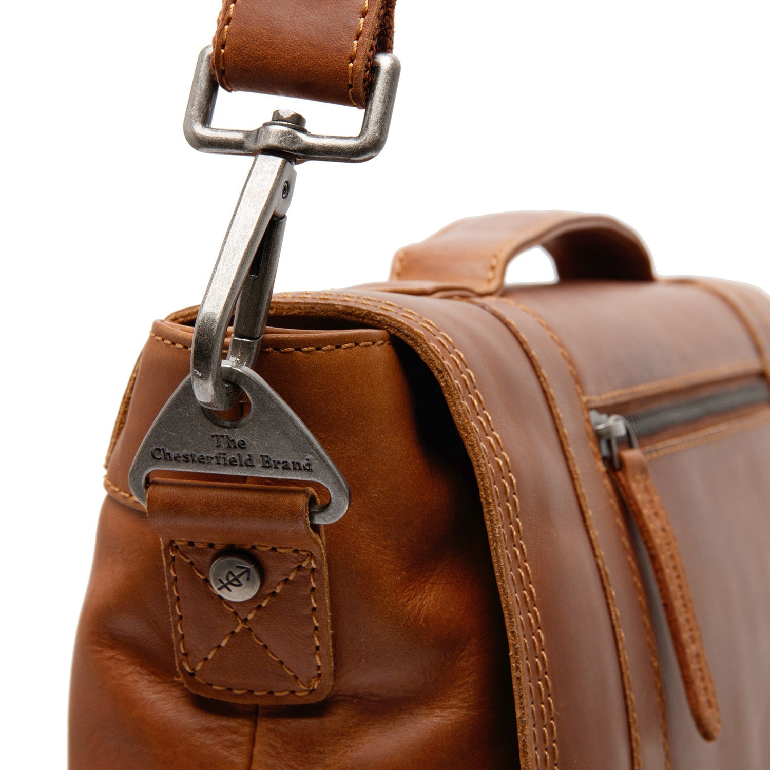 Borsa per Laptop in Pelle - The Chesterfield Brand Veneto Cognac