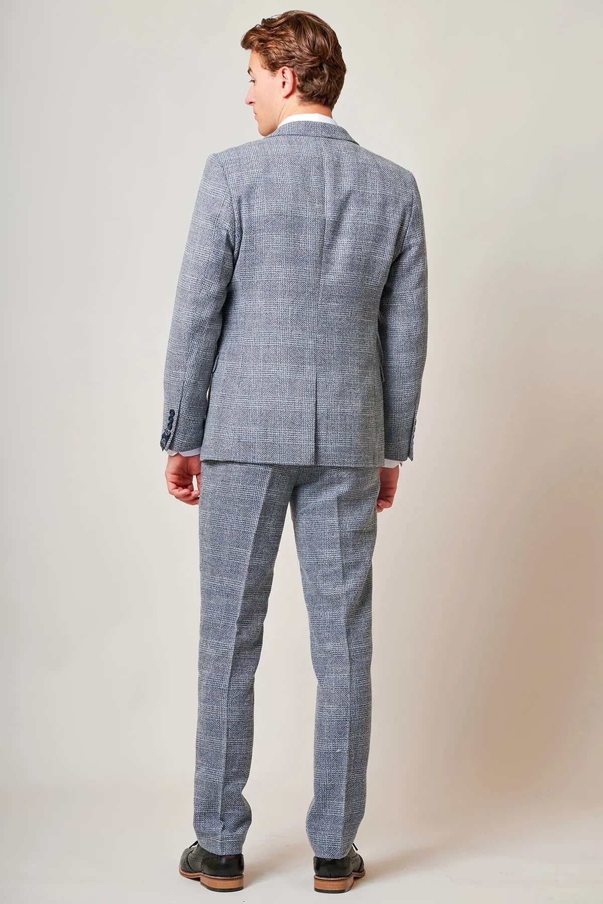 Abito in tweed 3 pezzi - Marc Darcy Kris Azzurro Cielo