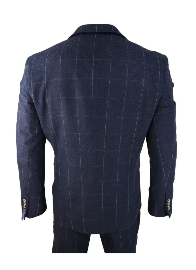 Cavani – Giacca Angels Blu Navy a Quadri