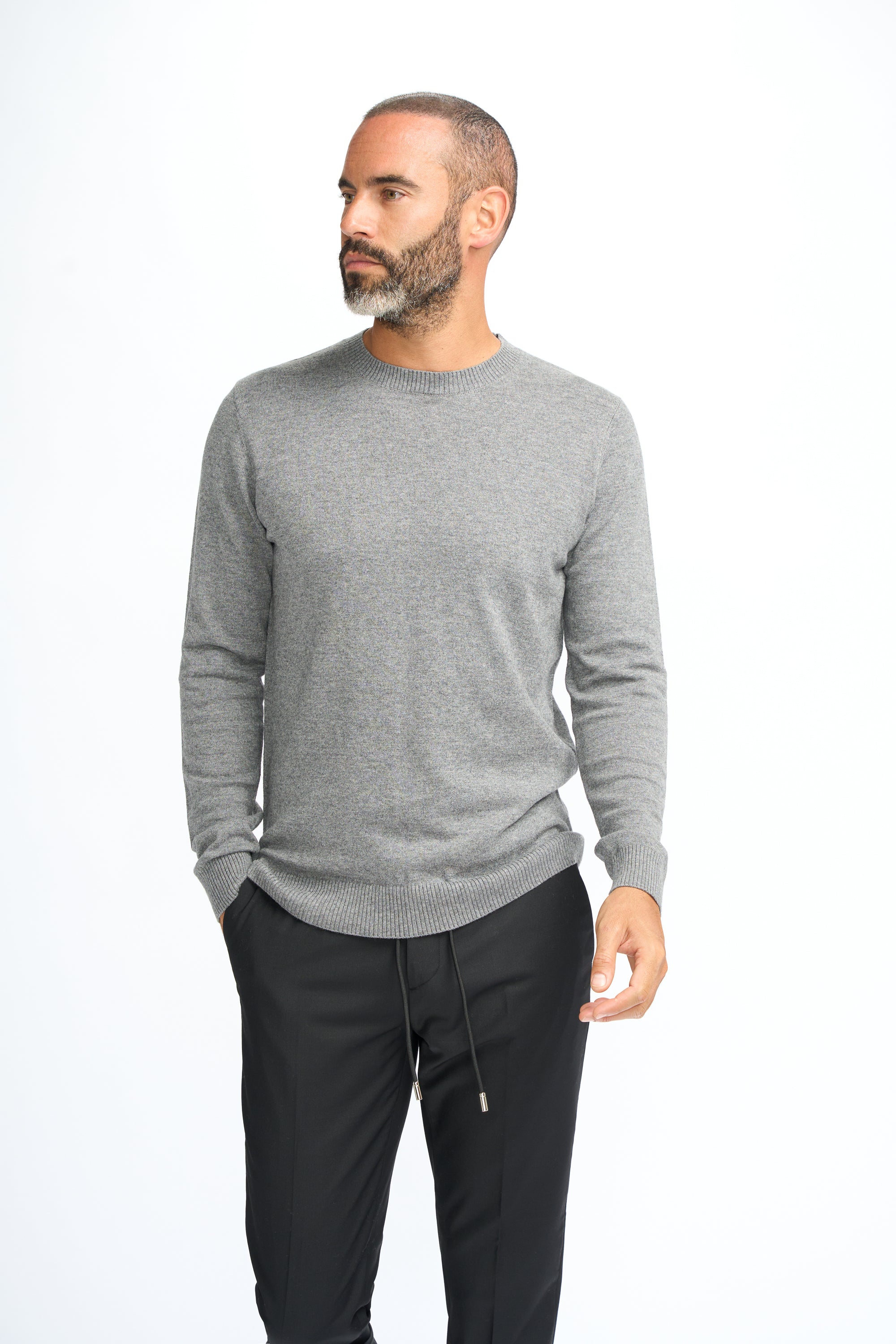 Cavani Connall Blu Navy - Maglione da uomo lavorato a maglia