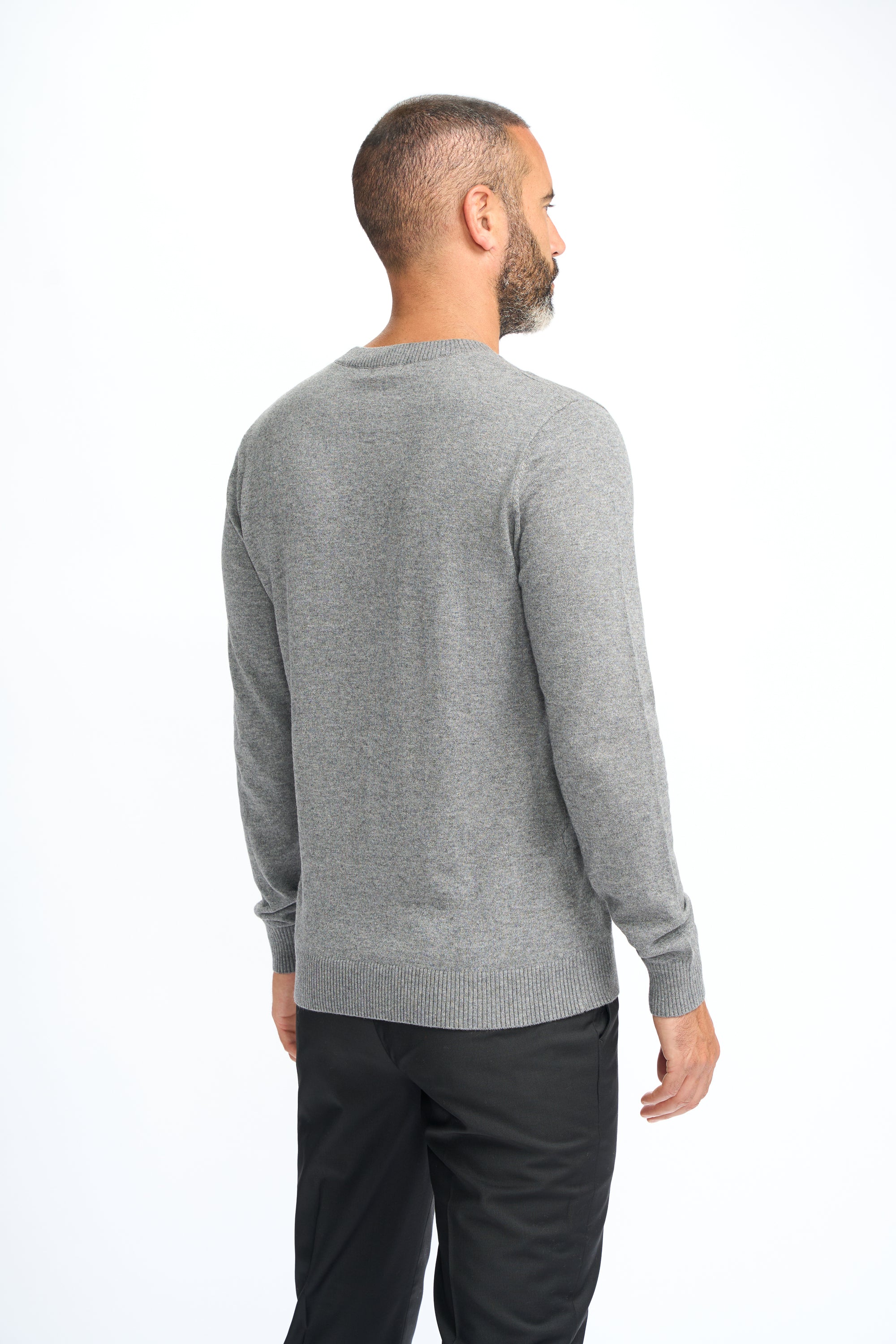 Cavani Connall Blu Navy - Maglione da uomo lavorato a maglia