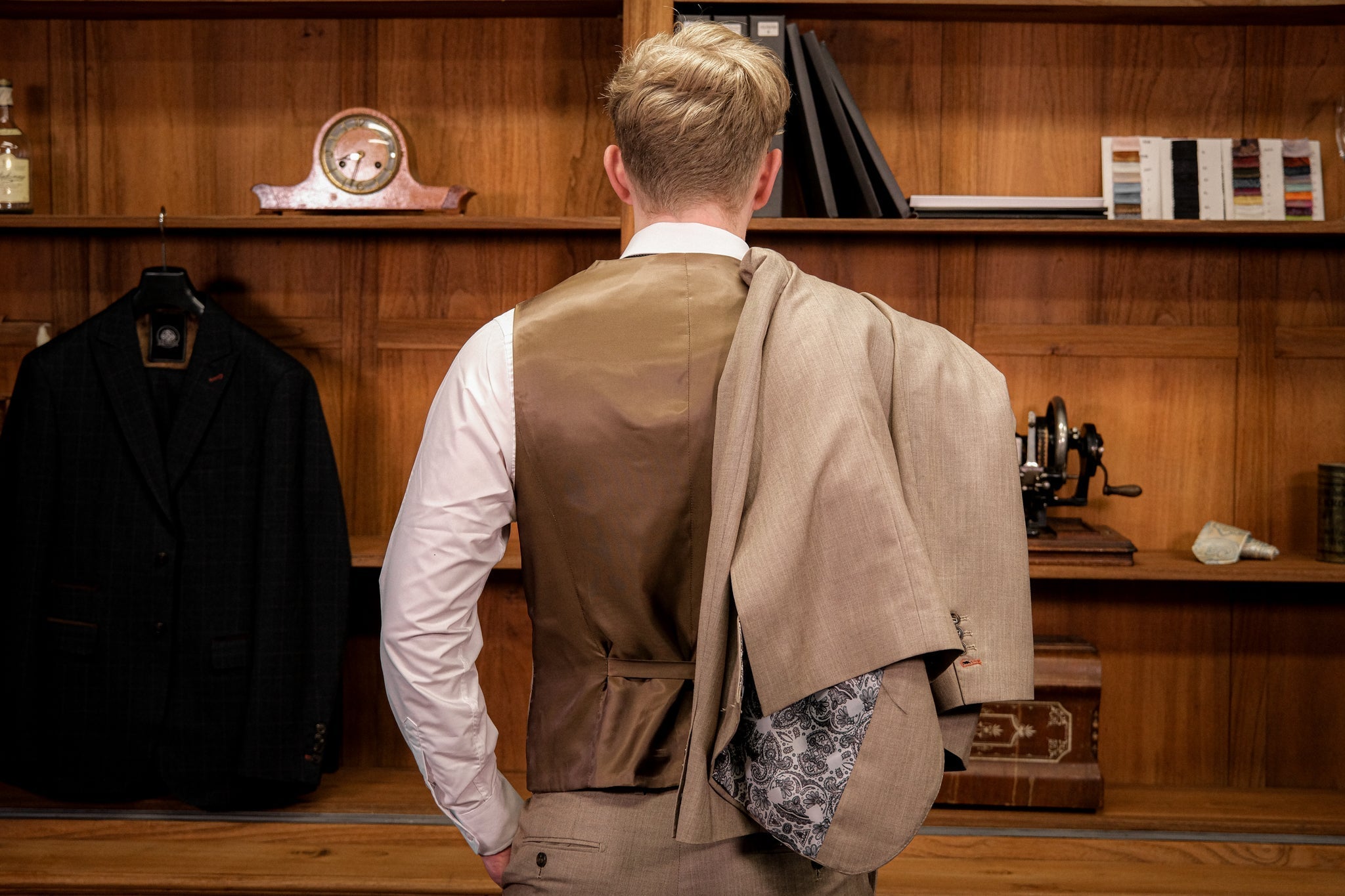 TAVERNY – Gilet Major Beige