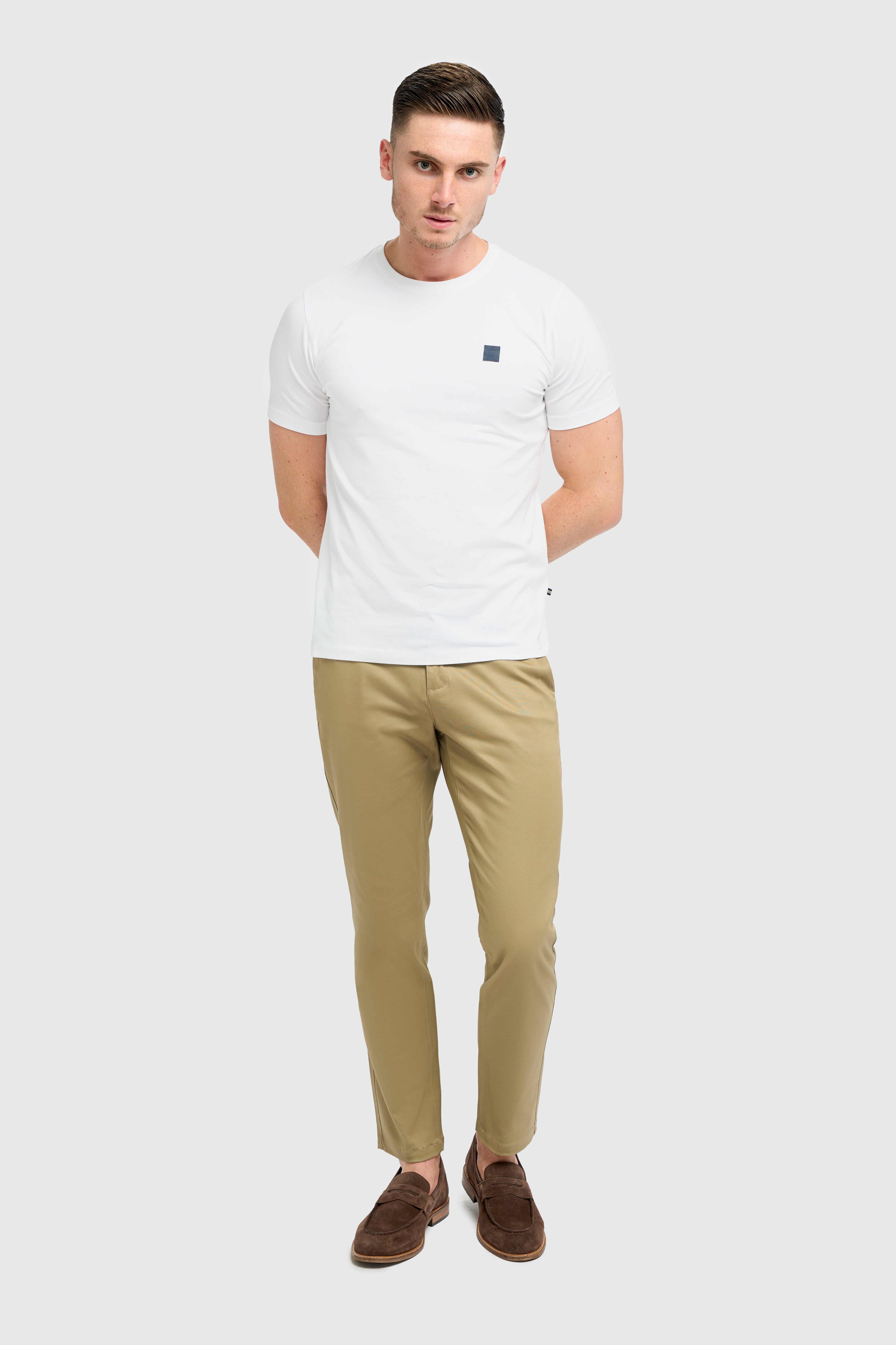 Pantaloni chino uomo Ecru - Cavani Dakota
