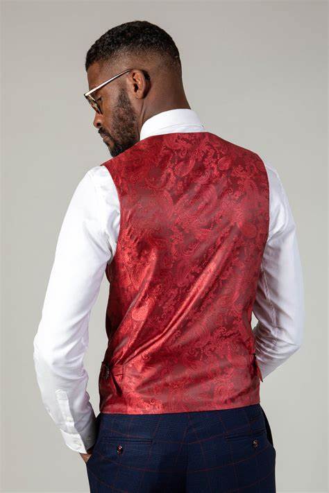 Kelvin Bordeaux – Gilet Doppiopetto