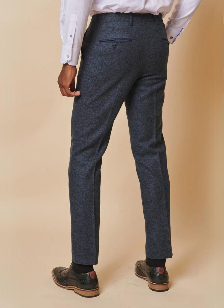 Marc Darcy – Pantalone Marlow Tweed Blu