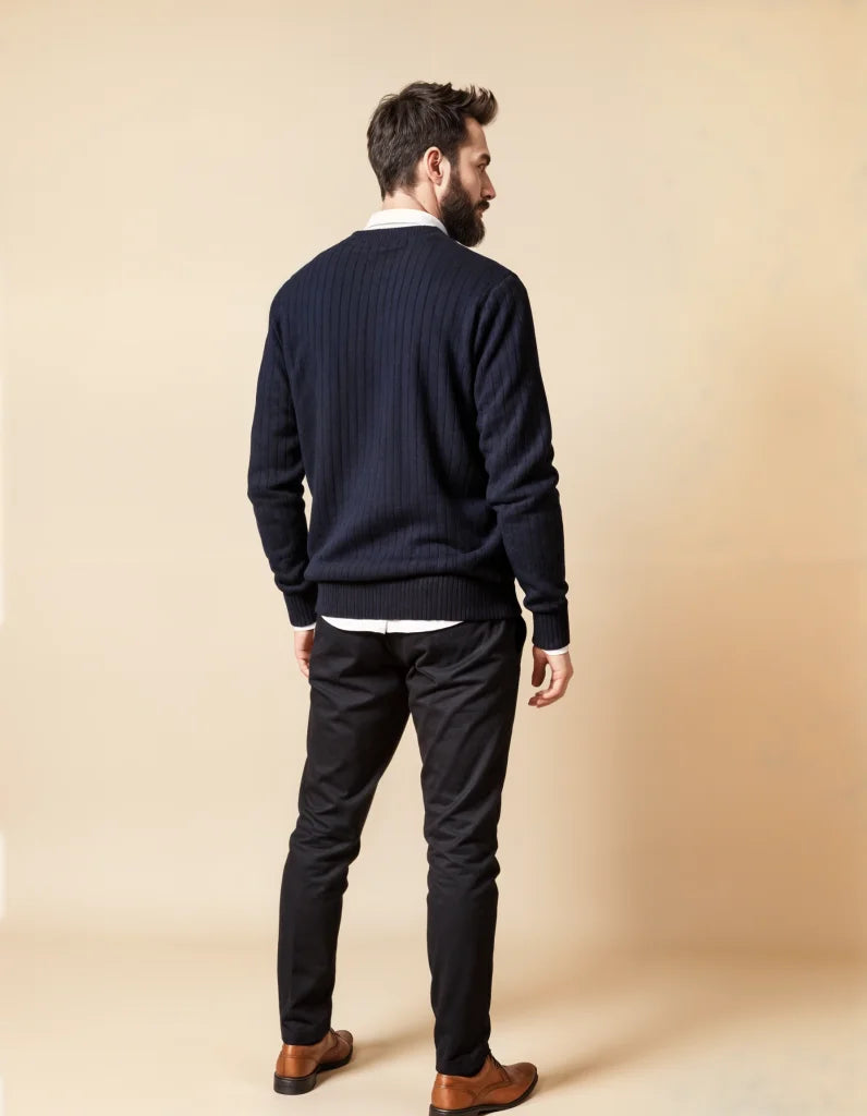 Outfit business casual - Classico mix & match blu navy e nero