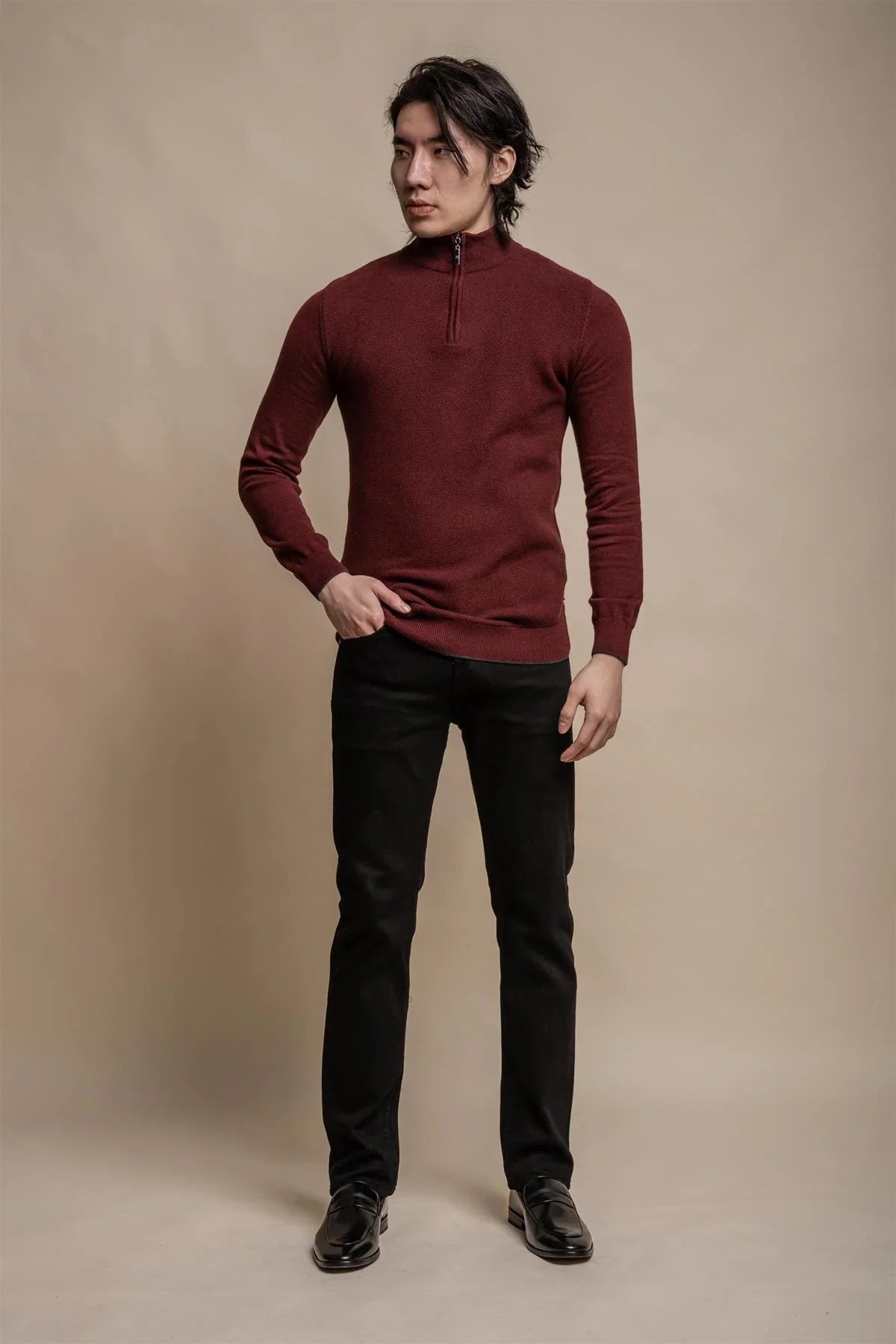 Kyle Blu Marlyn - Pullover da uomo con zip - Cavani