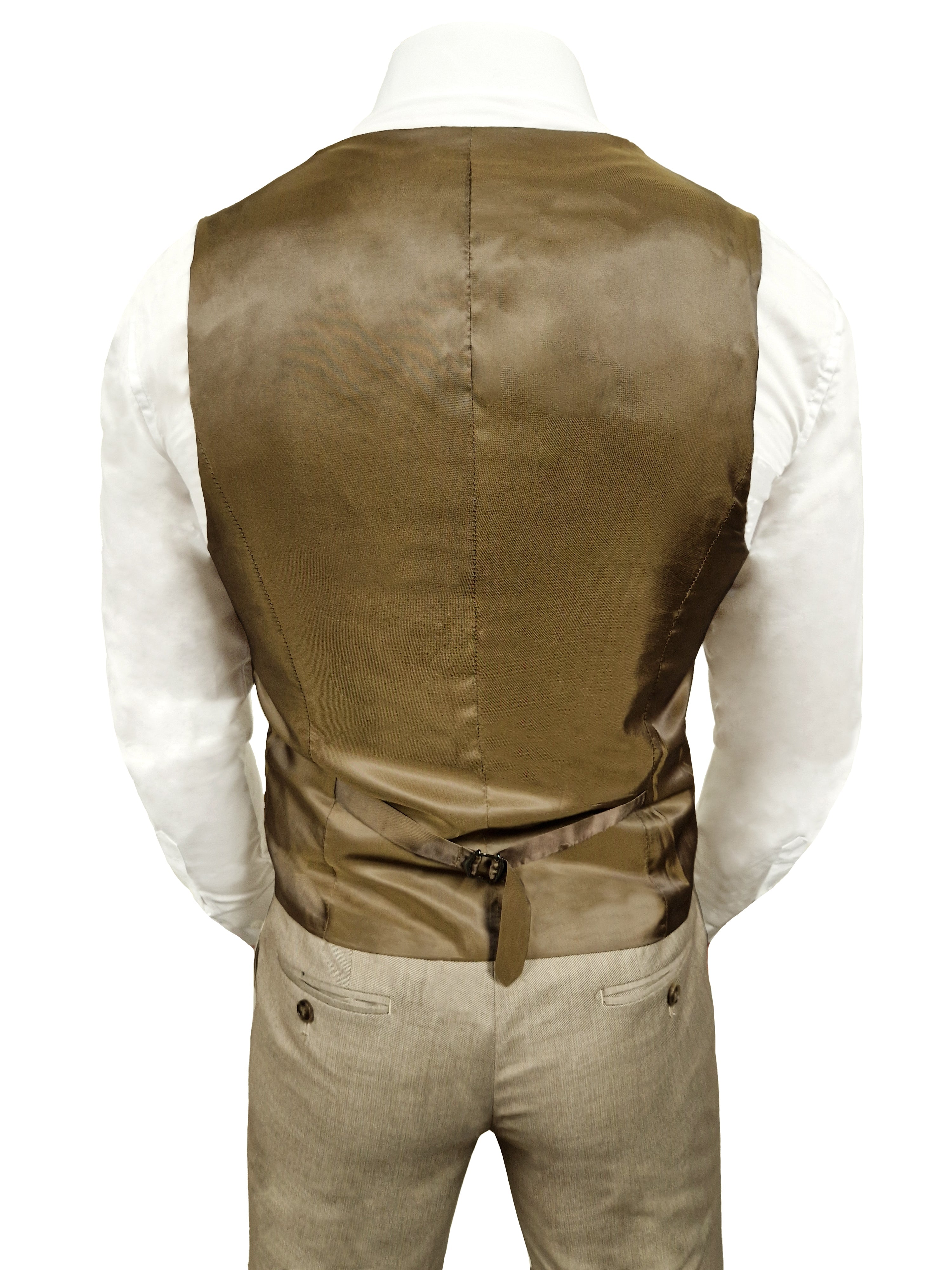 TAVERNY Major - Completo Da Uomo Tre Pezzi Beige