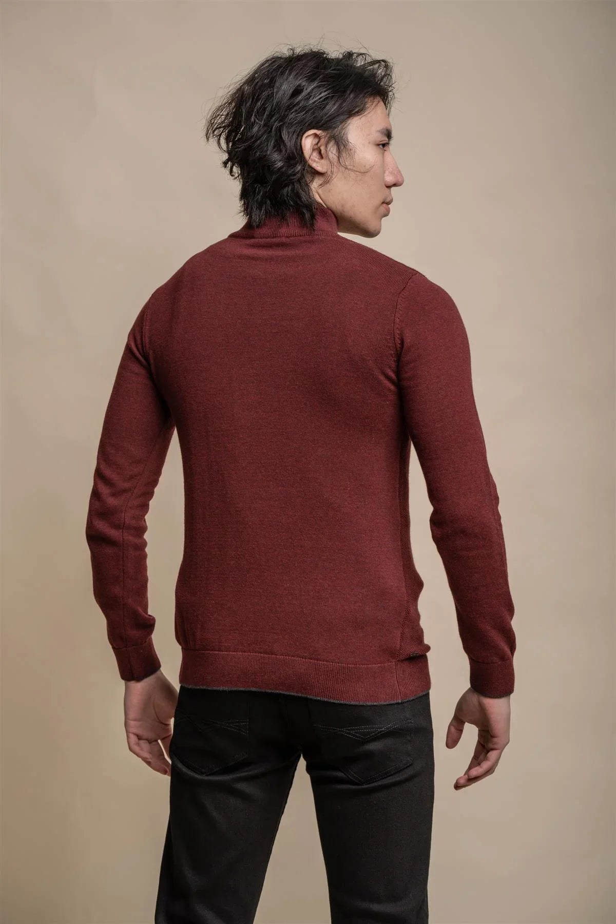 Kyle Blu Navy - Pullover da uomo con zip - Cavani