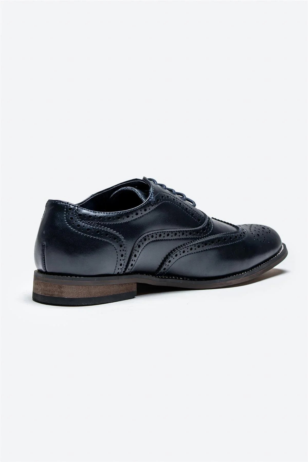 Cavani Clark Scarpe Blu Navy - Wingtip Brogue