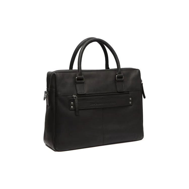 Borsa per laptop in pelle - The Chesterfield Brand Salvador nera