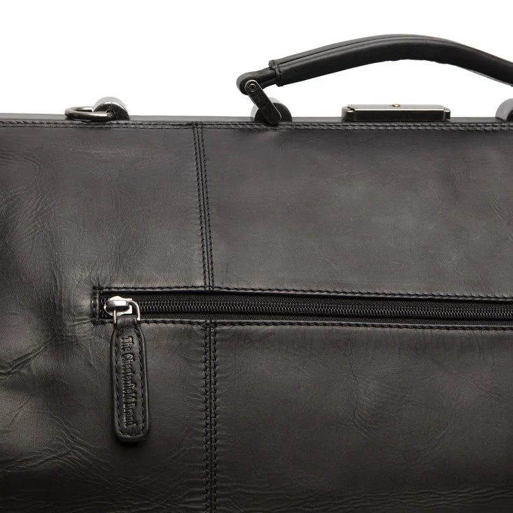 Borsone da Weekend in Pelle - The Chesterfield Brand Corfu Nero