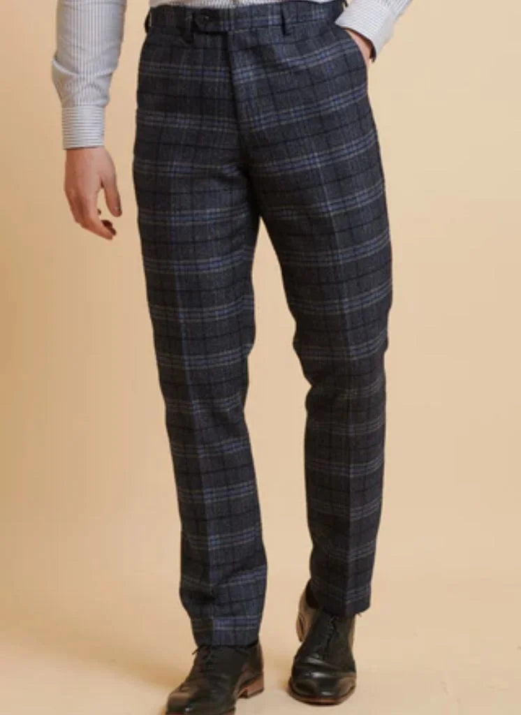 Marc Darcy – Pantalone Andy Blu a Quadri