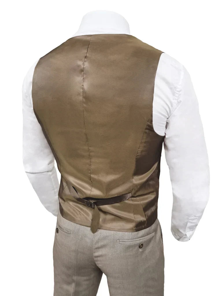 TAVERNY – Gilet Major Beige