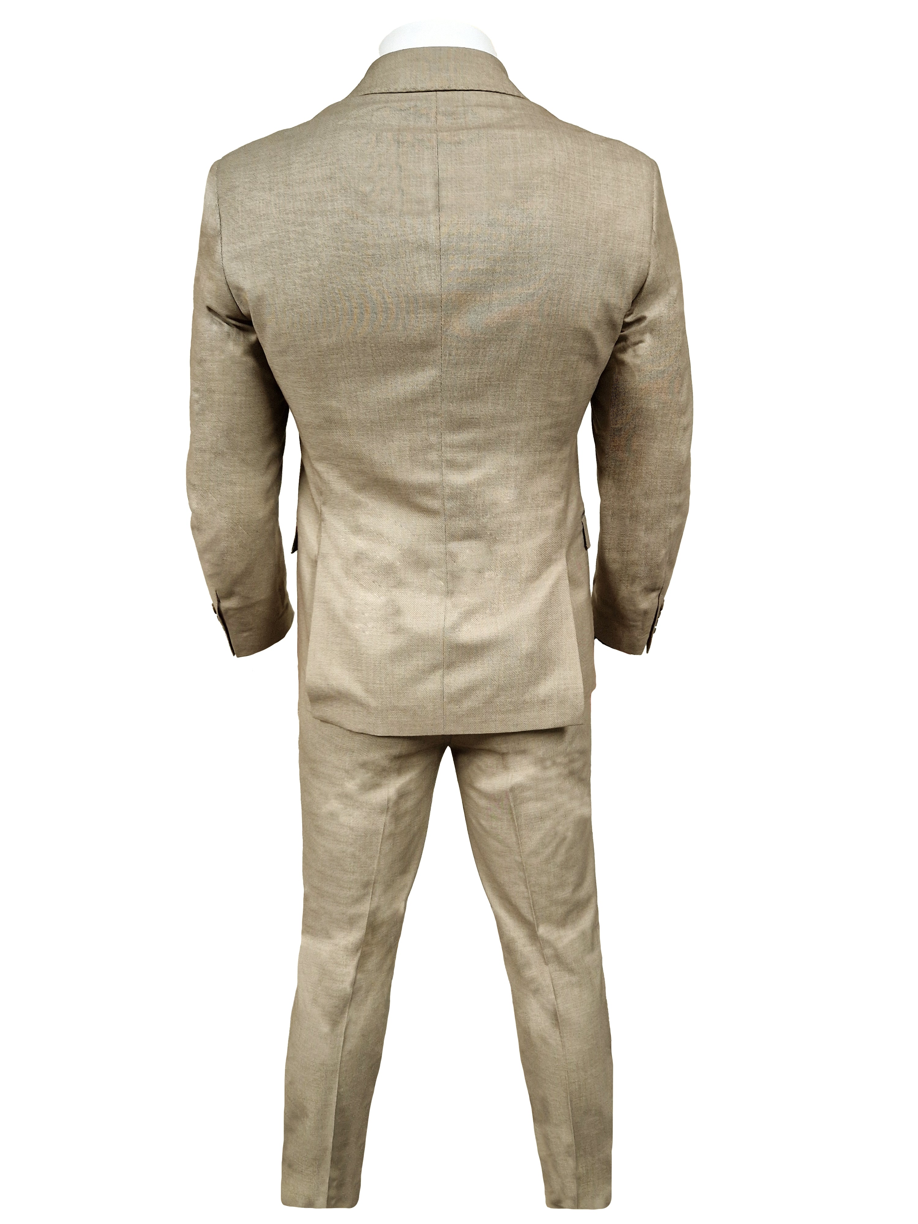 TAVERNY Major - Completo Da Uomo Tre Pezzi Beige