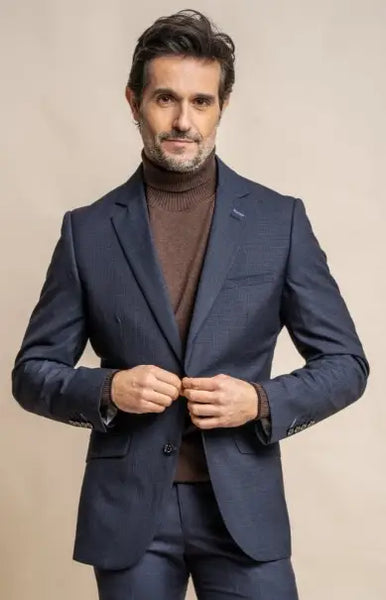 Abito blu navy da uomo completo Seeba pezzi – The Garrison IT