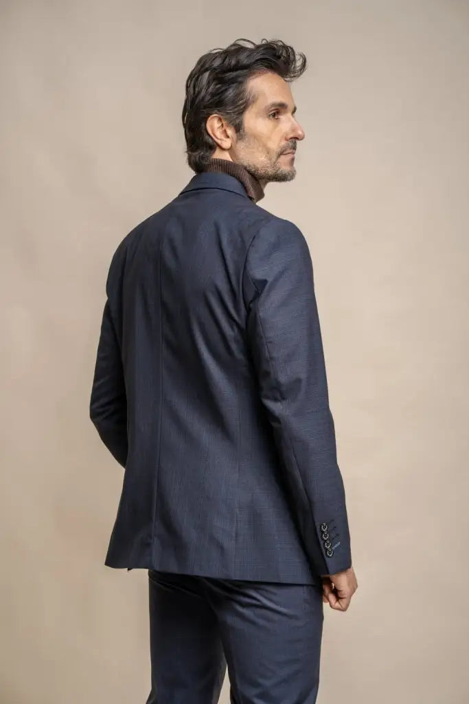 Abito blu navy da uomo - completo Seeba 2 pezzi di Cavani