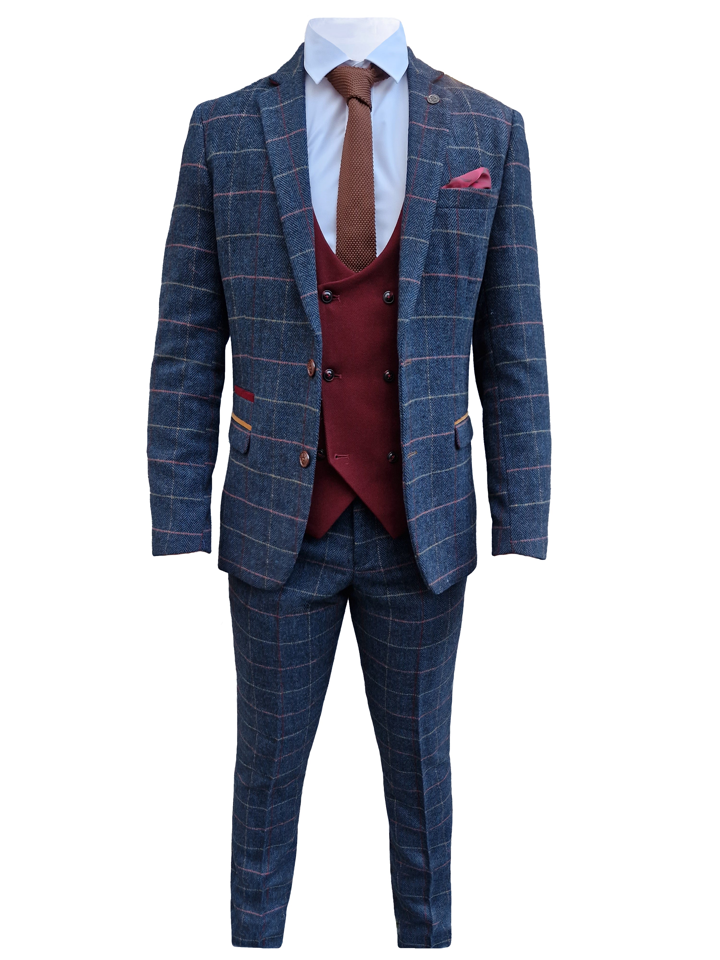 Completo da uomo a tre pezzi Tweed Eton - Mix & Match