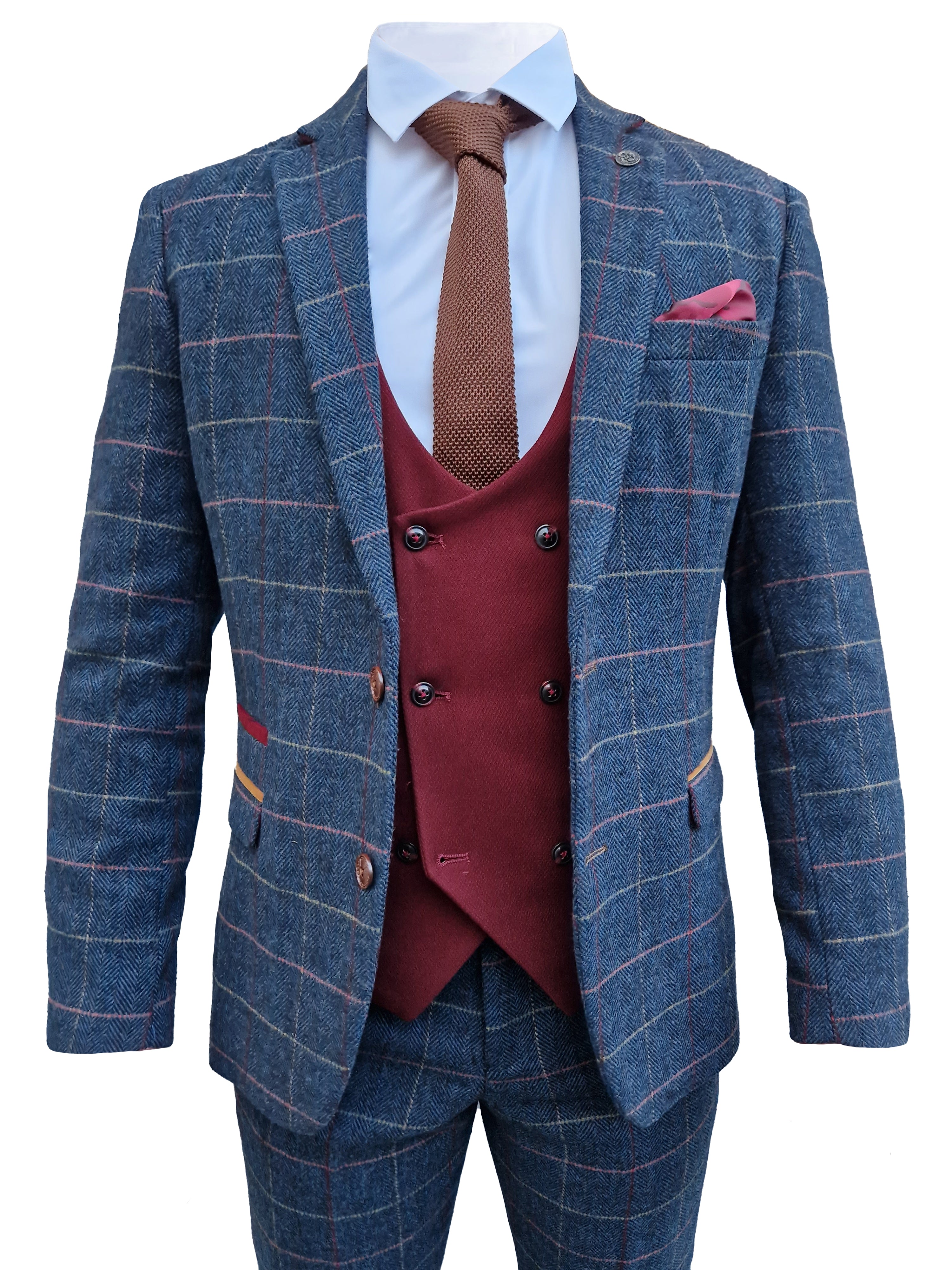 Completo da uomo a tre pezzi Tweed Eton - Mix & Match