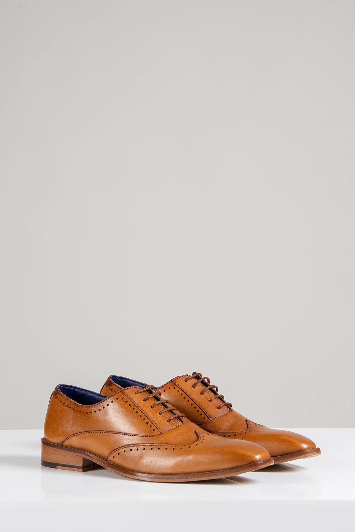 Scarpe in pelle marrone, Marc Darcy Carson - Wingtip brogue