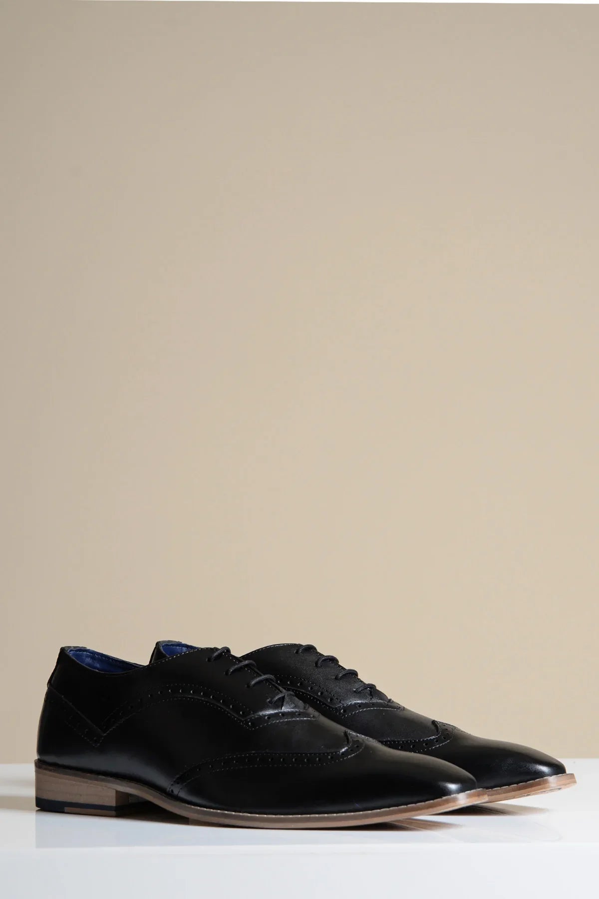 Scarpe in Pelle Nere, Marc Darcy Dawson - Wingtip brogue