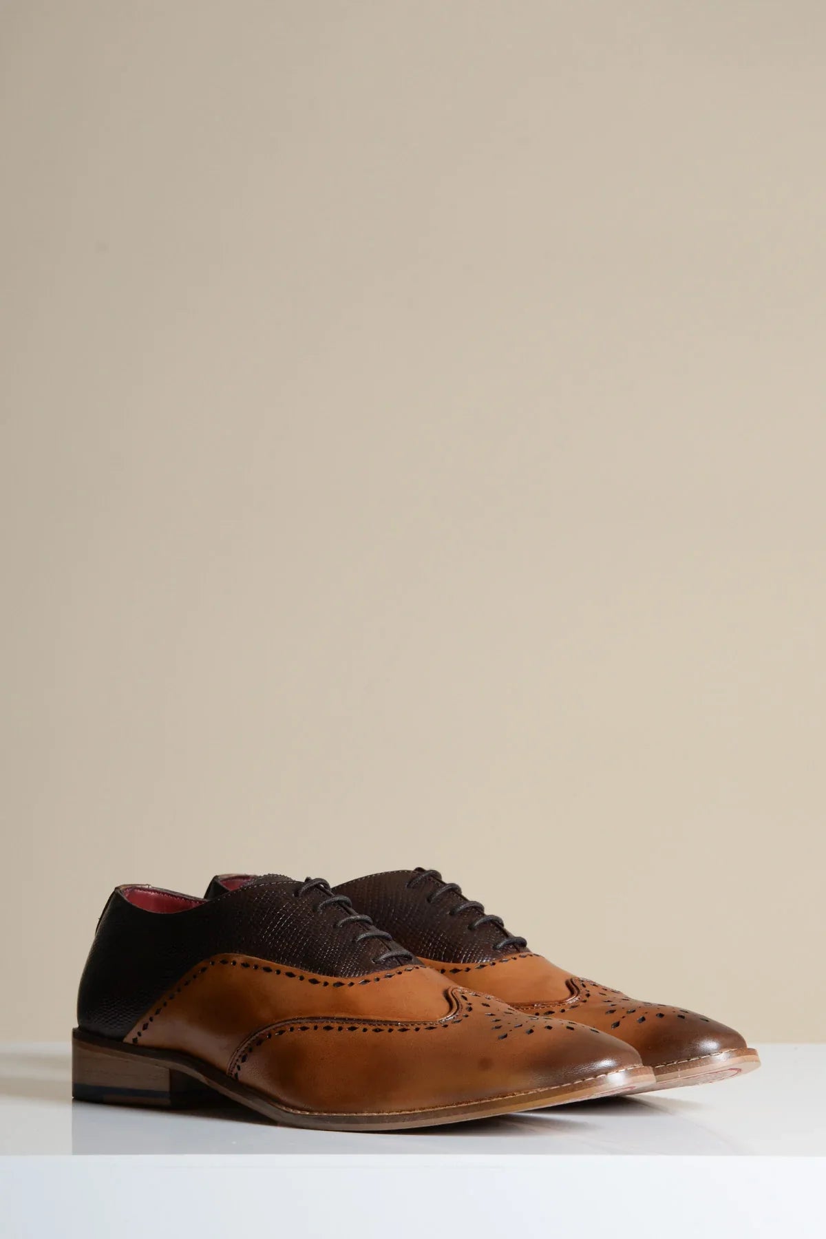 Scarpe in pelle marrone, Marc Darcy Ryan - Wingtip brogue