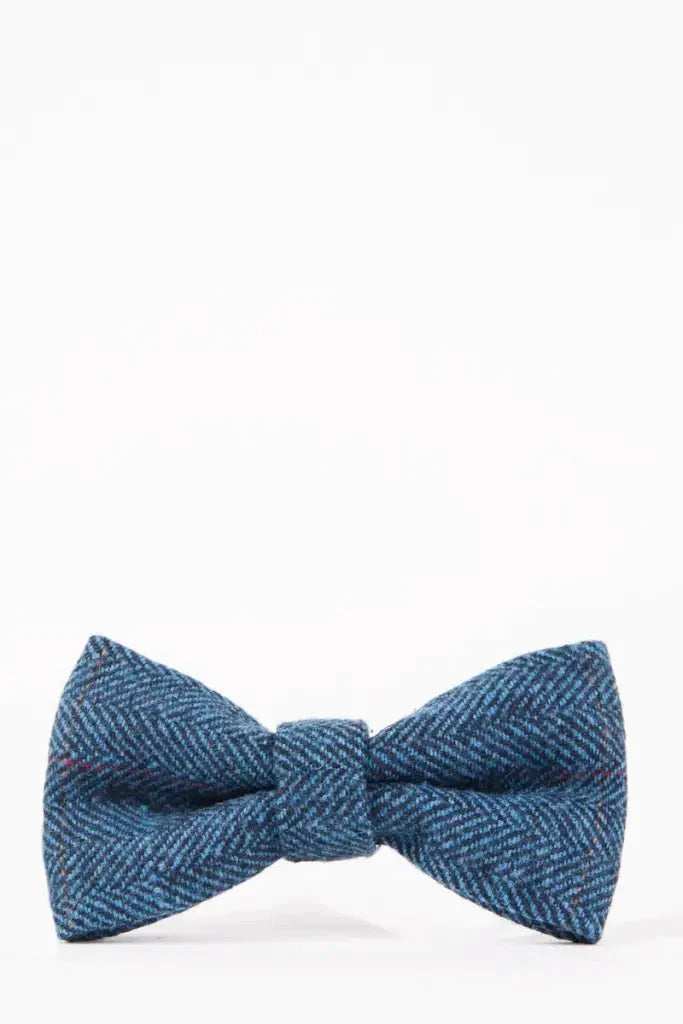 Papillon in tweed blu Dion