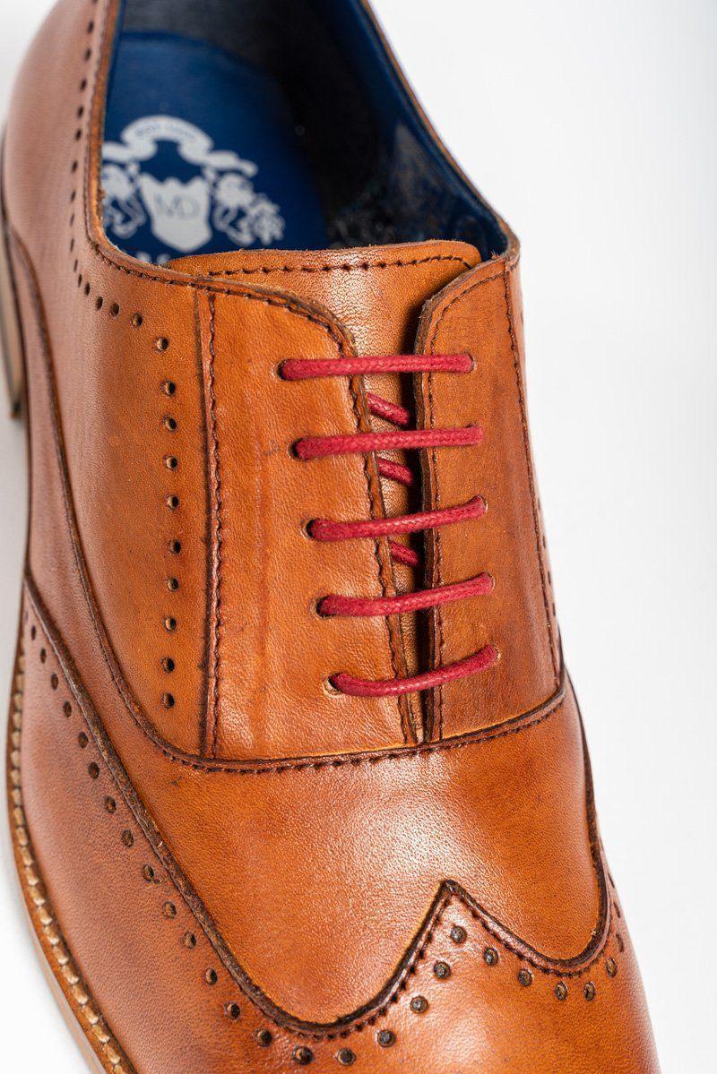 Scarpe in pelle marrone, Marc Darcy Carson - Wingtip brogue