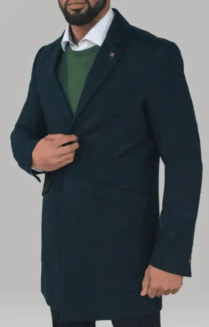 Cavani Romano coat - blu navy