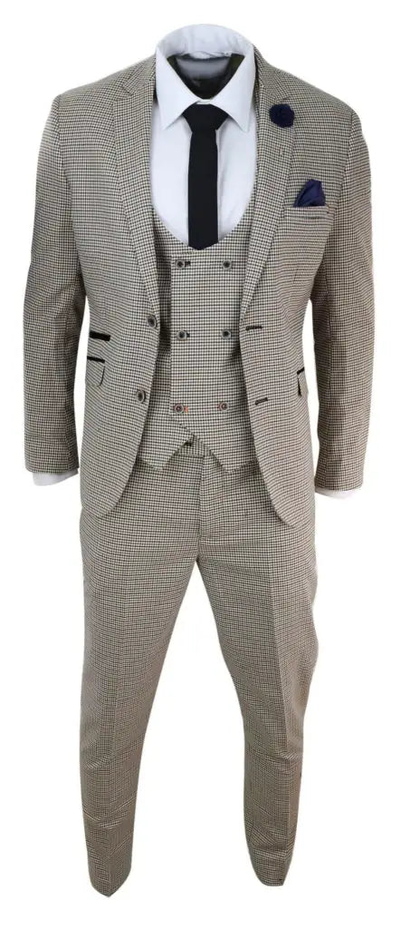 Completo da uomo a tre pezzi Cavani Elwood houndstooth